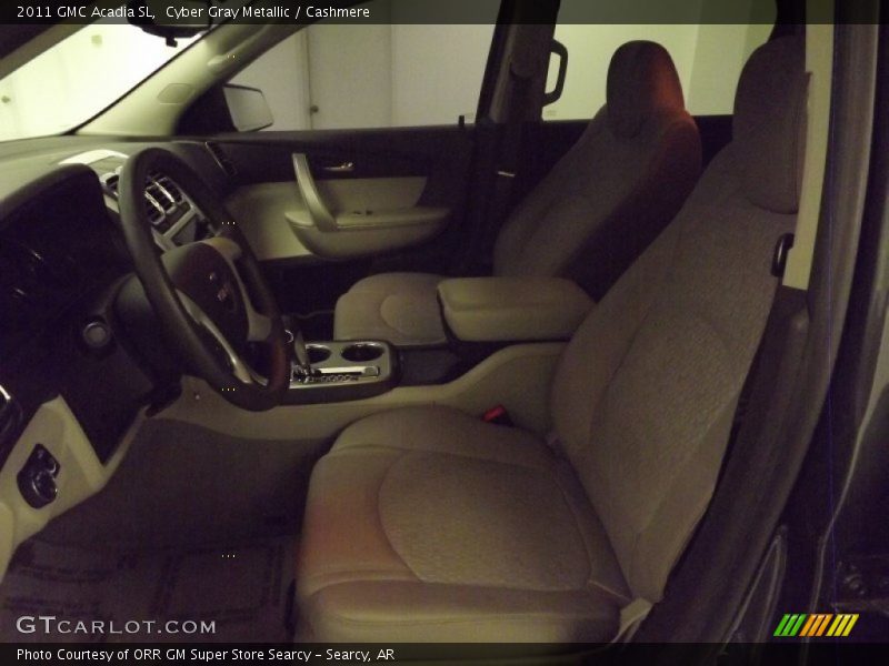 Cyber Gray Metallic / Cashmere 2011 GMC Acadia SL