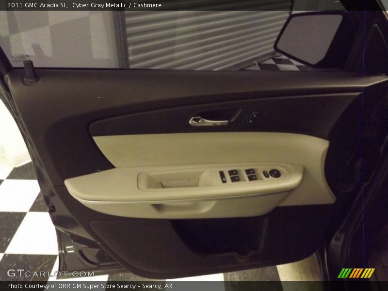 Cyber Gray Metallic / Cashmere 2011 GMC Acadia SL