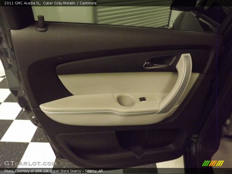 Cyber Gray Metallic / Cashmere 2011 GMC Acadia SL