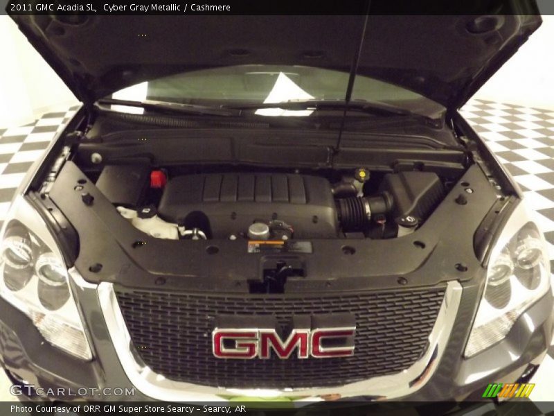 Cyber Gray Metallic / Cashmere 2011 GMC Acadia SL