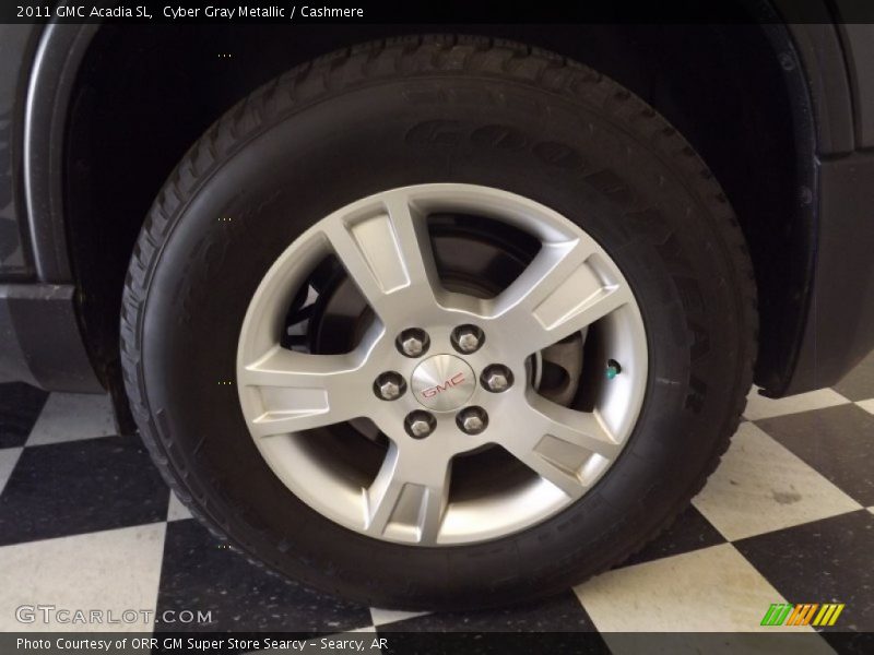 Cyber Gray Metallic / Cashmere 2011 GMC Acadia SL