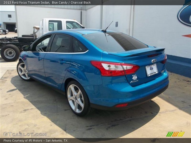 Blue Candy / Charcoal Black 2013 Ford Focus Titanium Sedan