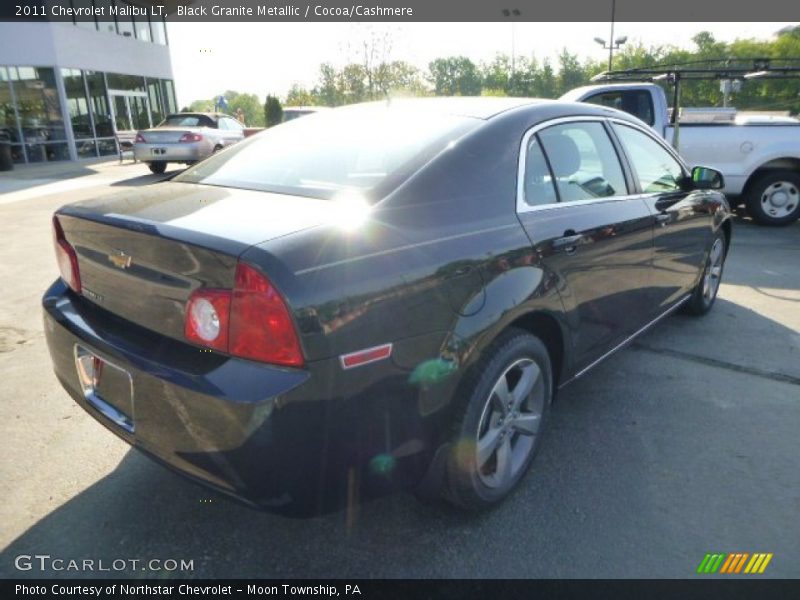 Black Granite Metallic / Cocoa/Cashmere 2011 Chevrolet Malibu LT