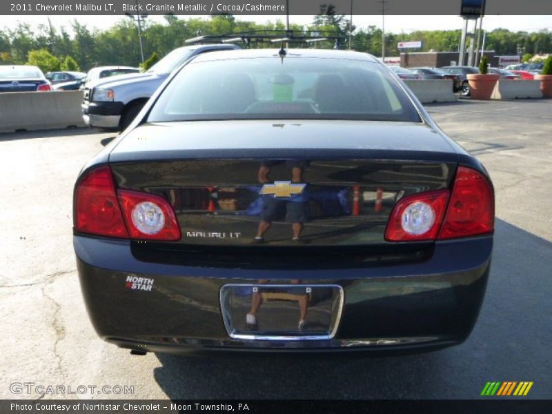 Black Granite Metallic / Cocoa/Cashmere 2011 Chevrolet Malibu LT
