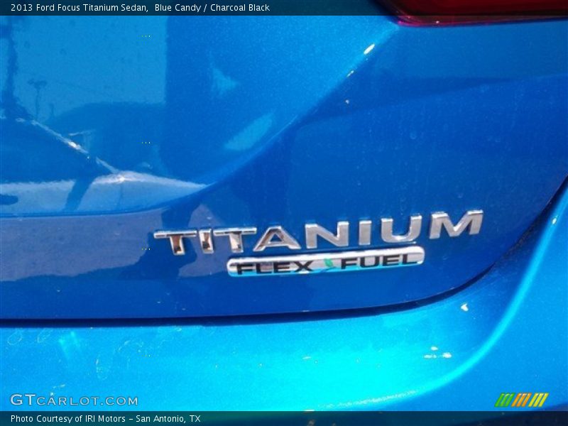 Blue Candy / Charcoal Black 2013 Ford Focus Titanium Sedan