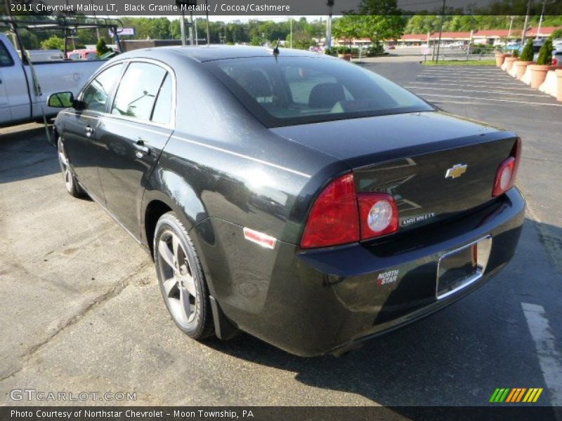 Black Granite Metallic / Cocoa/Cashmere 2011 Chevrolet Malibu LT