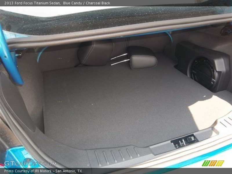 Blue Candy / Charcoal Black 2013 Ford Focus Titanium Sedan