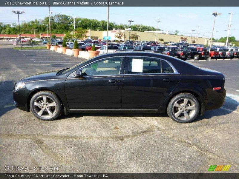 Black Granite Metallic / Cocoa/Cashmere 2011 Chevrolet Malibu LT