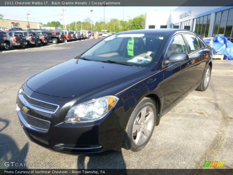 Black Granite Metallic / Cocoa/Cashmere 2011 Chevrolet Malibu LT