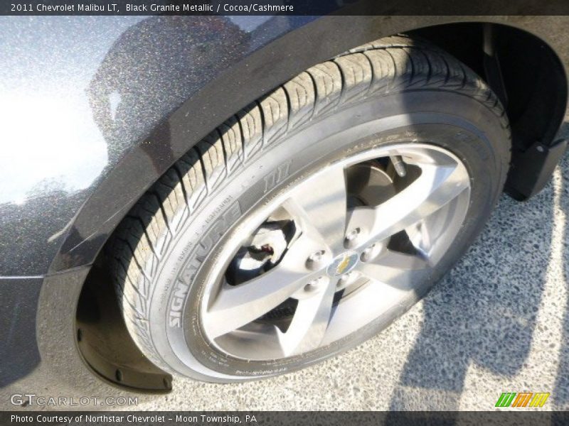 Black Granite Metallic / Cocoa/Cashmere 2011 Chevrolet Malibu LT