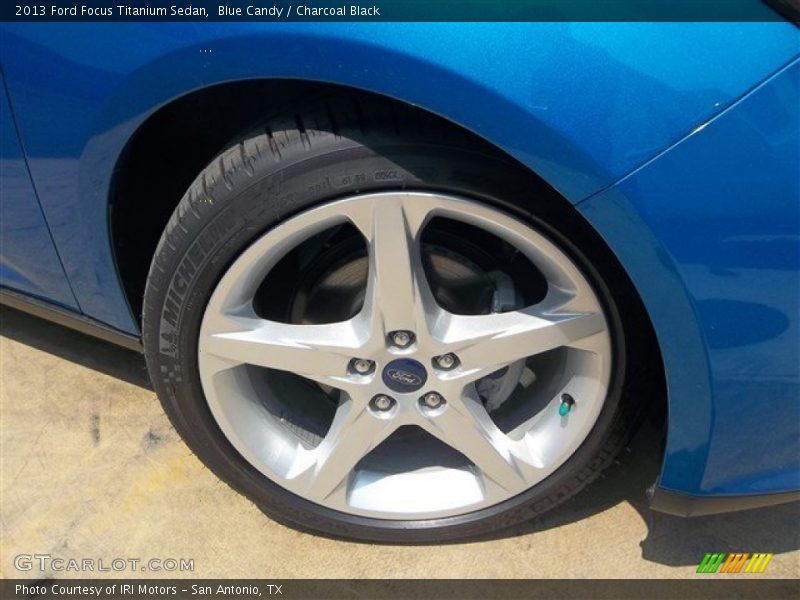 Blue Candy / Charcoal Black 2013 Ford Focus Titanium Sedan