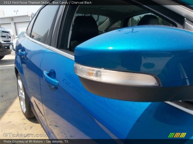 Blue Candy / Charcoal Black 2013 Ford Focus Titanium Sedan