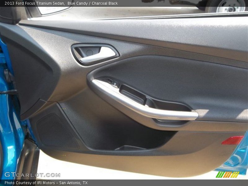 Blue Candy / Charcoal Black 2013 Ford Focus Titanium Sedan