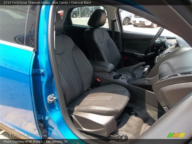 Blue Candy / Charcoal Black 2013 Ford Focus Titanium Sedan