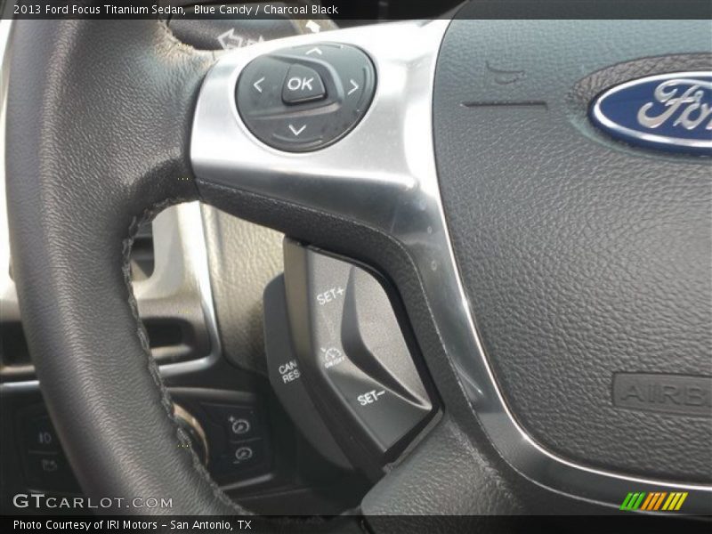 Blue Candy / Charcoal Black 2013 Ford Focus Titanium Sedan