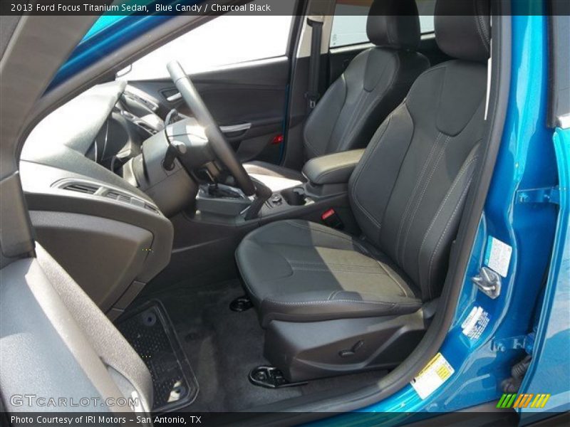 Blue Candy / Charcoal Black 2013 Ford Focus Titanium Sedan