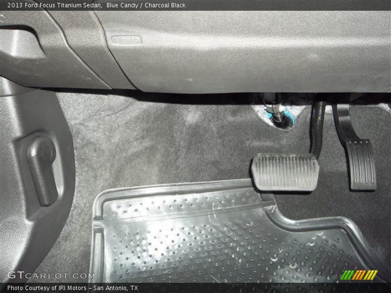 Blue Candy / Charcoal Black 2013 Ford Focus Titanium Sedan