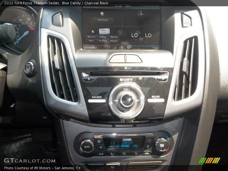 Blue Candy / Charcoal Black 2013 Ford Focus Titanium Sedan
