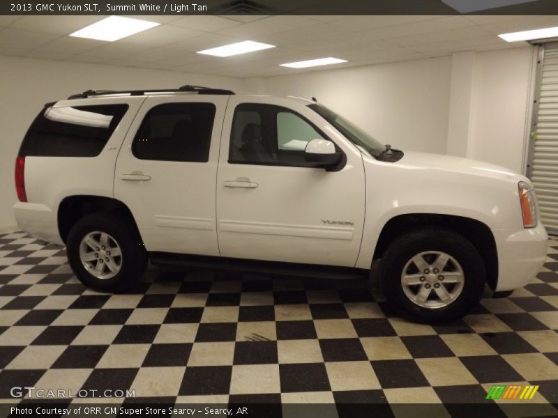 Summit White / Light Tan 2013 GMC Yukon SLT