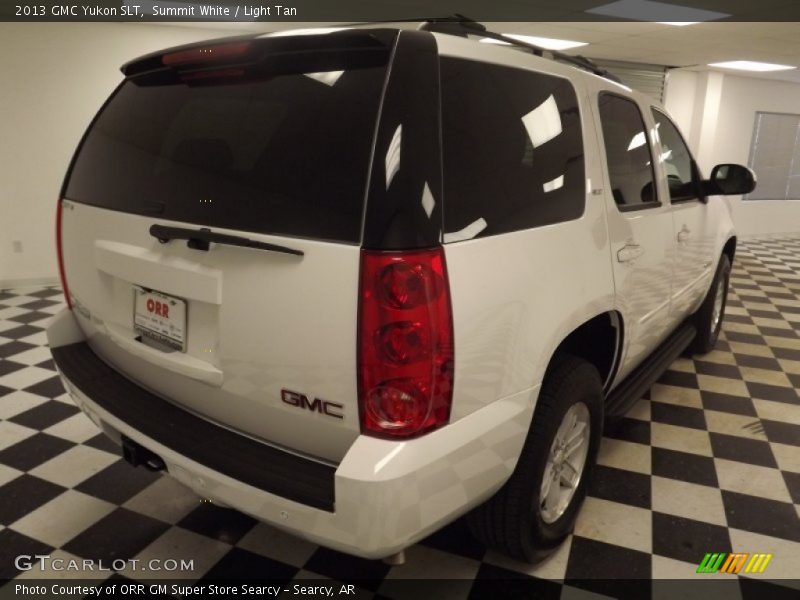 Summit White / Light Tan 2013 GMC Yukon SLT