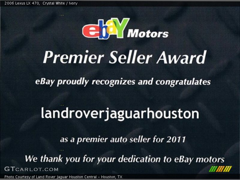 Crystal White / Ivory 2006 Lexus LX 470