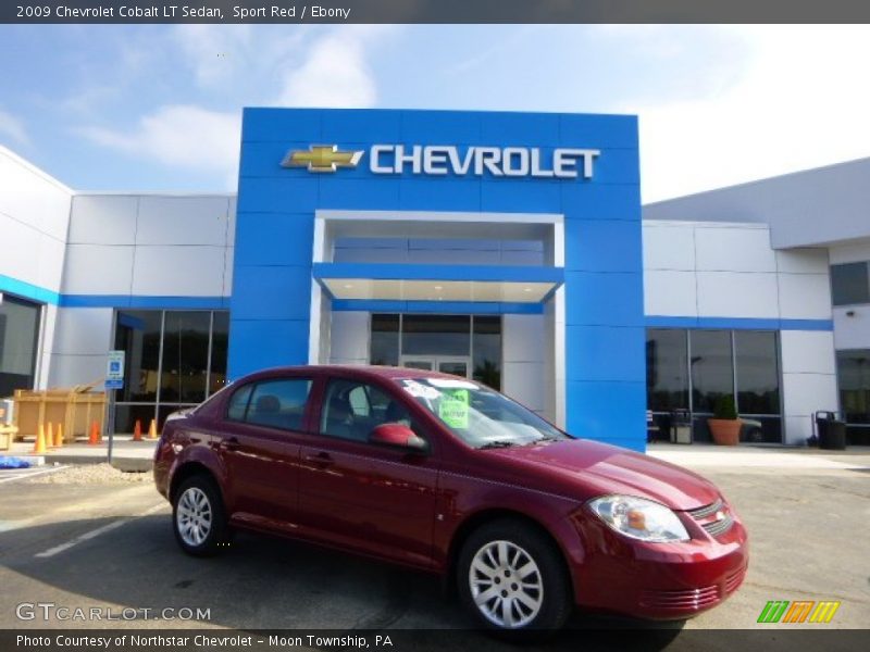 Sport Red / Ebony 2009 Chevrolet Cobalt LT Sedan