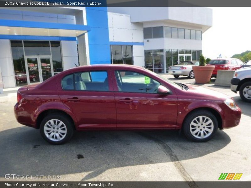 Sport Red / Ebony 2009 Chevrolet Cobalt LT Sedan