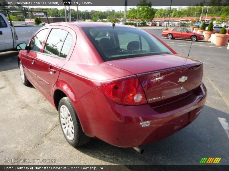 Sport Red / Ebony 2009 Chevrolet Cobalt LT Sedan