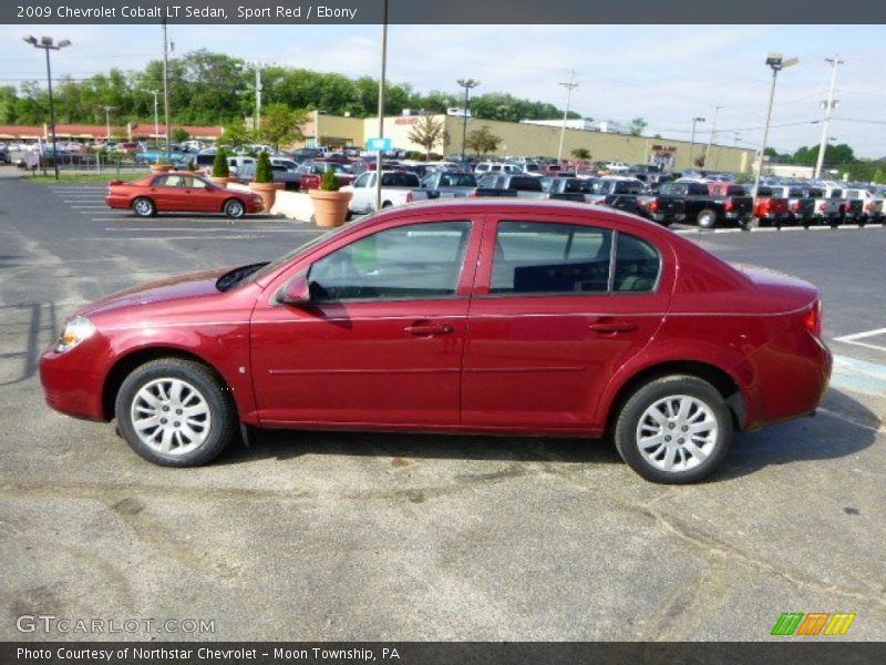 Sport Red / Ebony 2009 Chevrolet Cobalt LT Sedan
