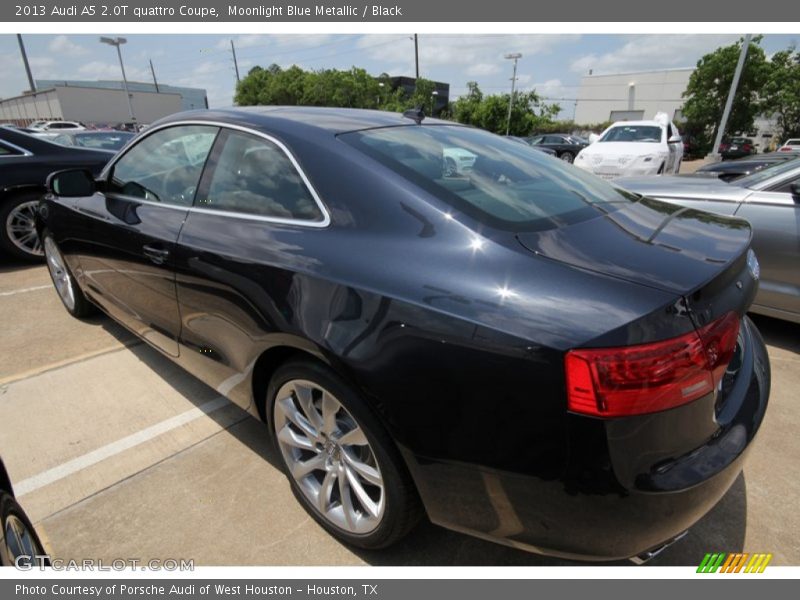 Moonlight Blue Metallic / Black 2013 Audi A5 2.0T quattro Coupe
