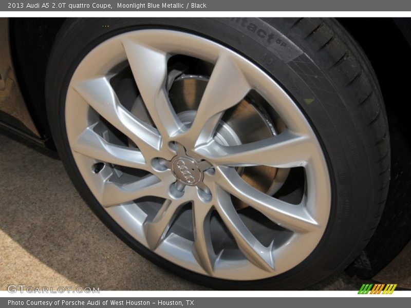 Moonlight Blue Metallic / Black 2013 Audi A5 2.0T quattro Coupe