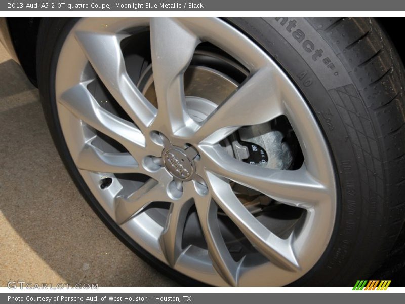 Moonlight Blue Metallic / Black 2013 Audi A5 2.0T quattro Coupe
