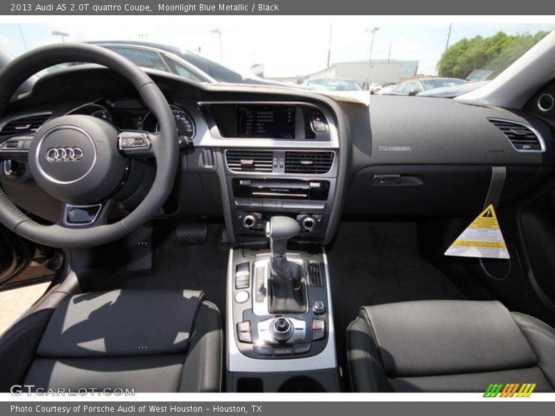 Moonlight Blue Metallic / Black 2013 Audi A5 2.0T quattro Coupe