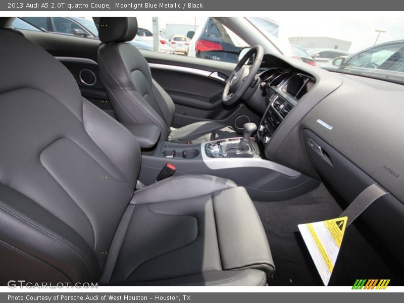 Moonlight Blue Metallic / Black 2013 Audi A5 2.0T quattro Coupe
