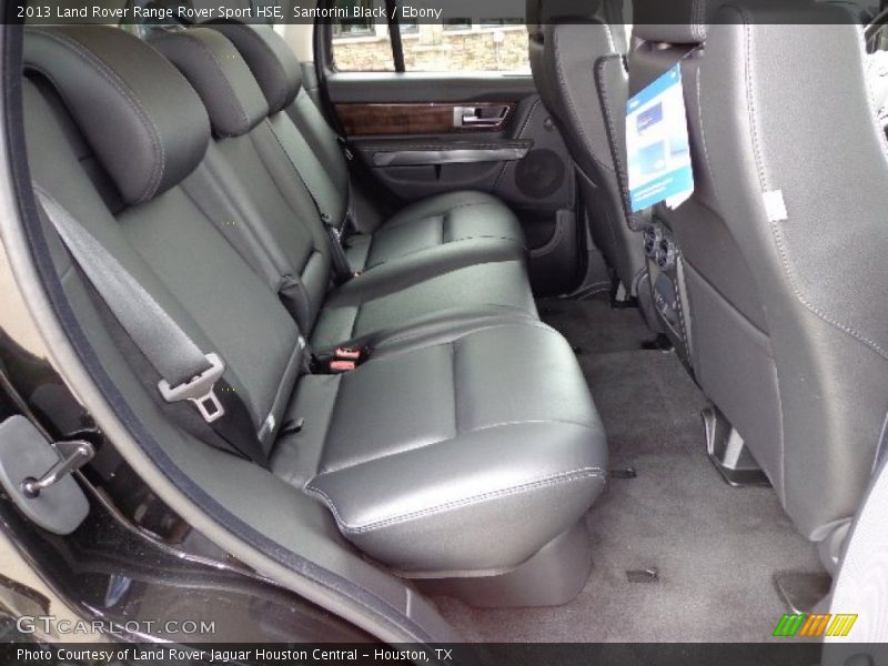 Rear Seat of 2013 Range Rover Sport HSE