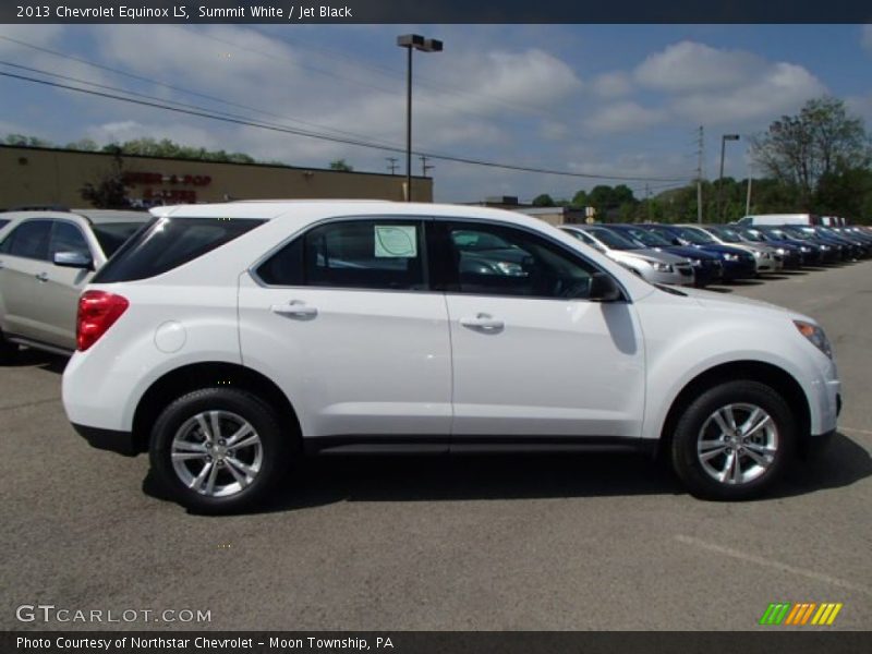 Summit White / Jet Black 2013 Chevrolet Equinox LS