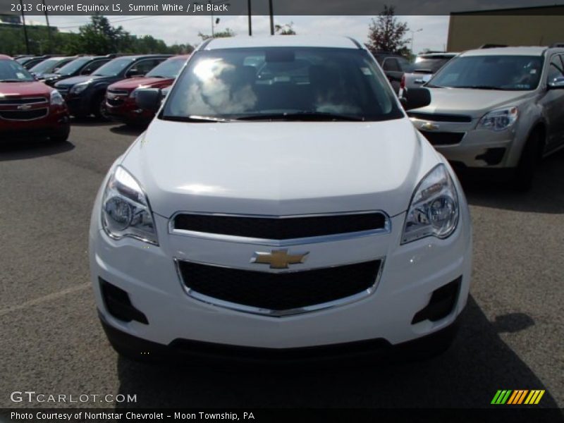 Summit White / Jet Black 2013 Chevrolet Equinox LS