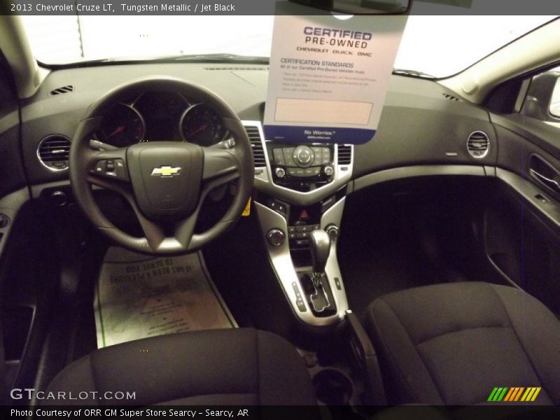 Tungsten Metallic / Jet Black 2013 Chevrolet Cruze LT