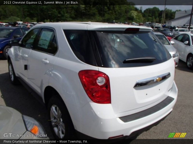 Summit White / Jet Black 2013 Chevrolet Equinox LS