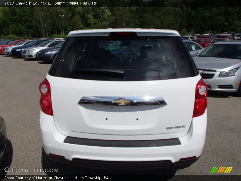 Summit White / Jet Black 2013 Chevrolet Equinox LS