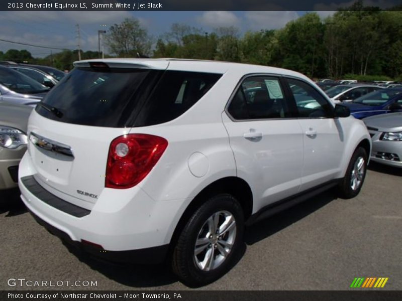 Summit White / Jet Black 2013 Chevrolet Equinox LS