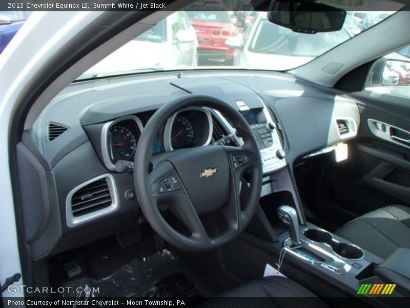 Summit White / Jet Black 2013 Chevrolet Equinox LS