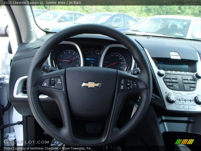 Summit White / Jet Black 2013 Chevrolet Equinox LS