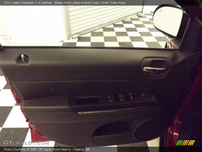Deep Cherry Red Crystal Pearl / Dark Slate Gray 2011 Jeep Compass 2.4 Limited