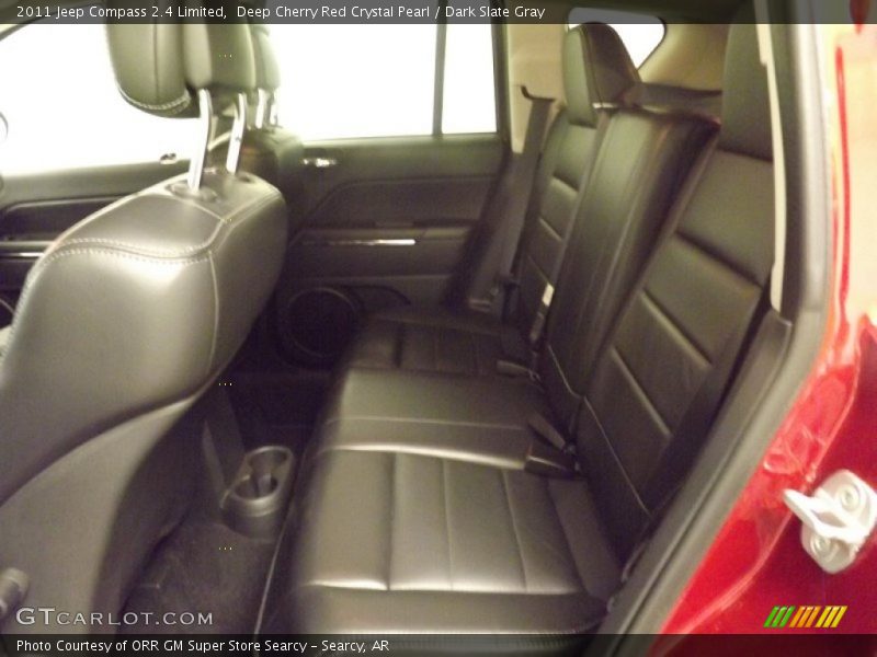 Deep Cherry Red Crystal Pearl / Dark Slate Gray 2011 Jeep Compass 2.4 Limited