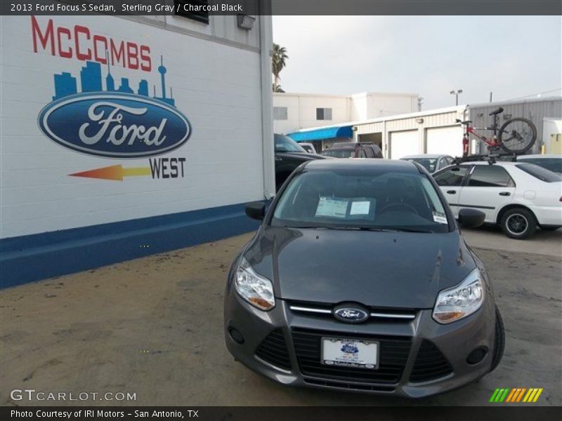 Sterling Gray / Charcoal Black 2013 Ford Focus S Sedan