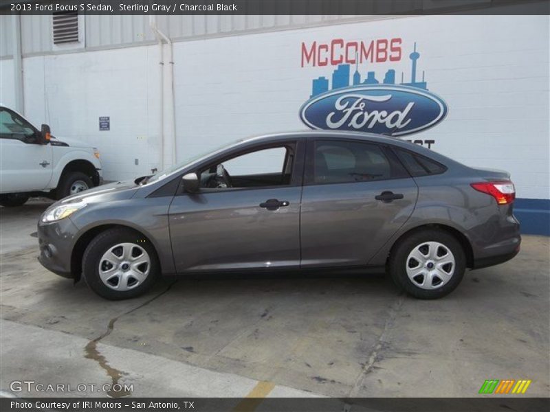 Sterling Gray / Charcoal Black 2013 Ford Focus S Sedan