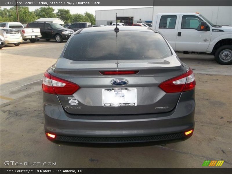 Sterling Gray / Charcoal Black 2013 Ford Focus S Sedan