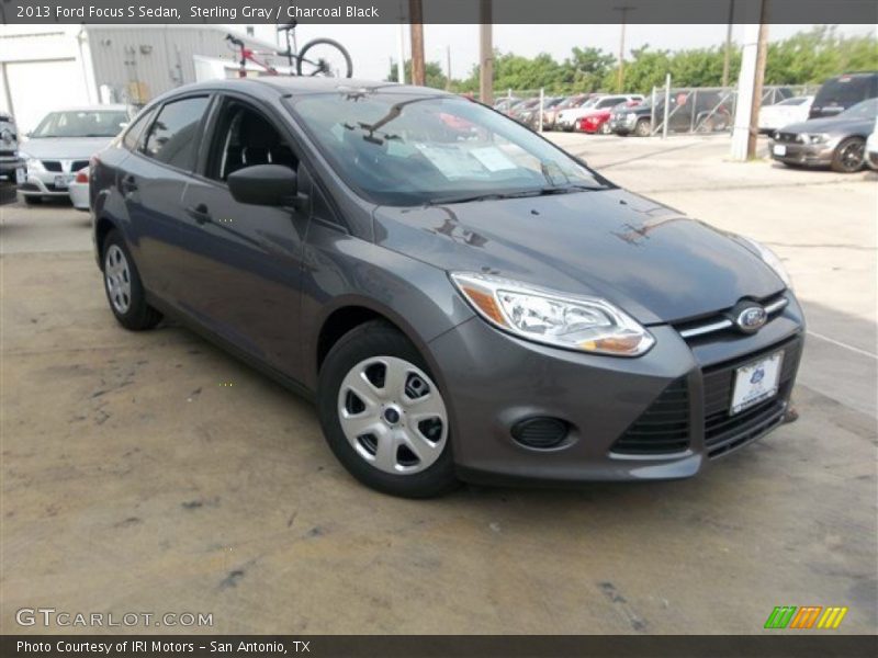 Sterling Gray / Charcoal Black 2013 Ford Focus S Sedan
