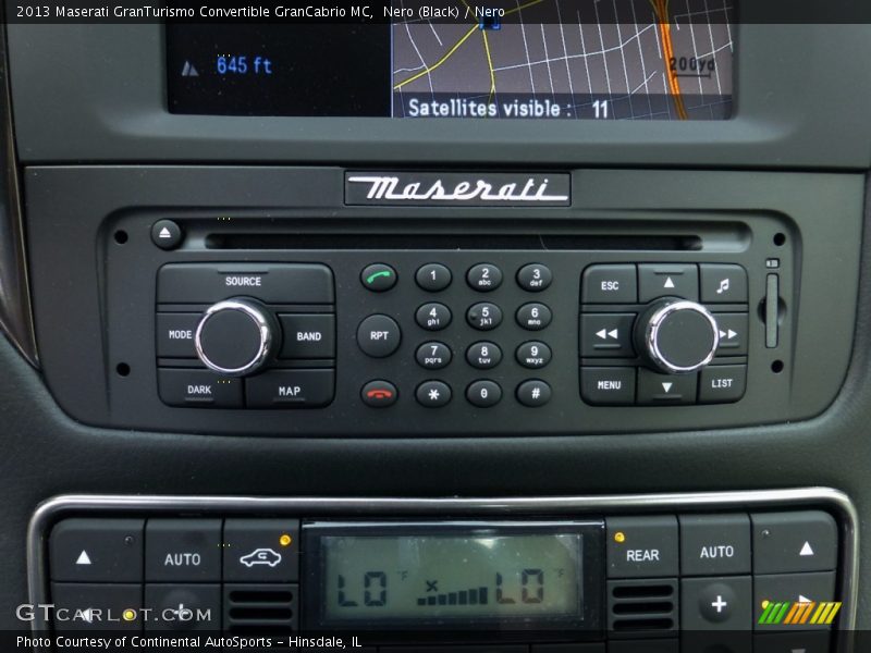 Audio System of 2013 GranTurismo Convertible GranCabrio MC